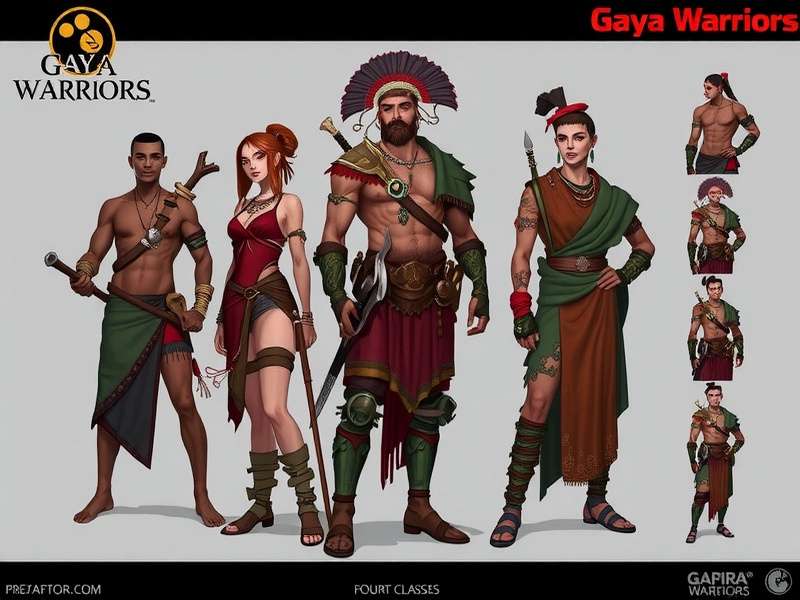 Four Playable Character Classes Gaya Warriors Character Classes
